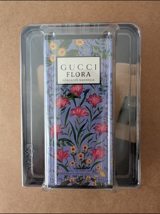 Gucci Other - Gucci Flora Gorgeous Magnolia Purple Floral Bottle with Pink & Yellow Accents